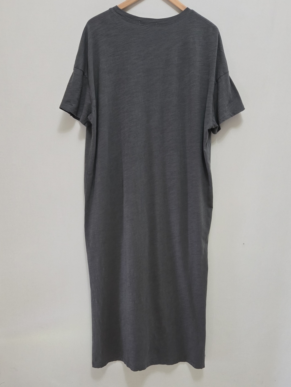 Life Is A Canvas Cotton Maxi T-Shirt Dress Natural Life Peace Floral - Picture 11 of 13